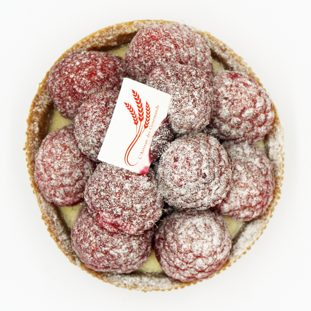 tarte aux framboises l'artisan des gourmands