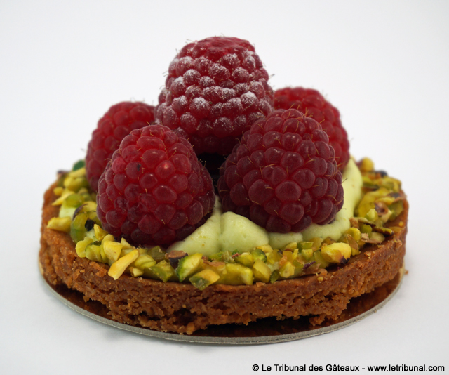 Tarte Framboise Pistache par Monsieur Fernand
