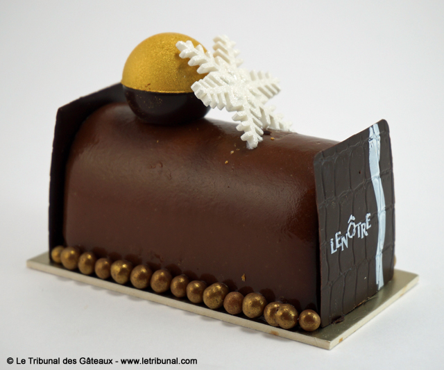 [NOËL] Bûche l’Ornement d’un Marron Glacé par Lenôtre