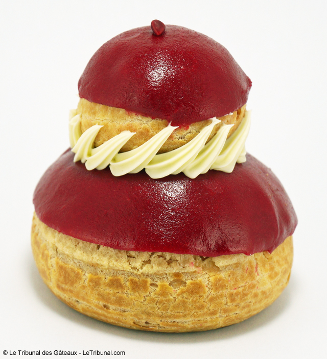 Religieuse Fraise Verveine par Ladurée