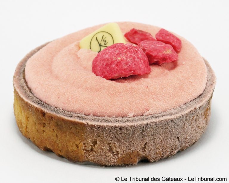 Tarte aux Framboises et aux Pralines Roses par Eric Kayser