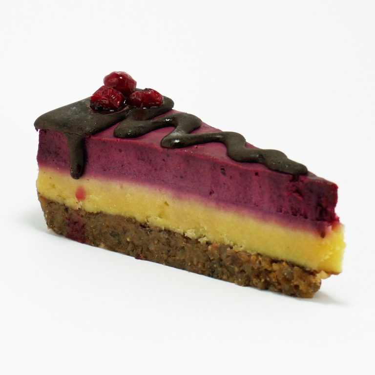 Cheese Cake Orange et Fruits Rouges par Raw Cakes