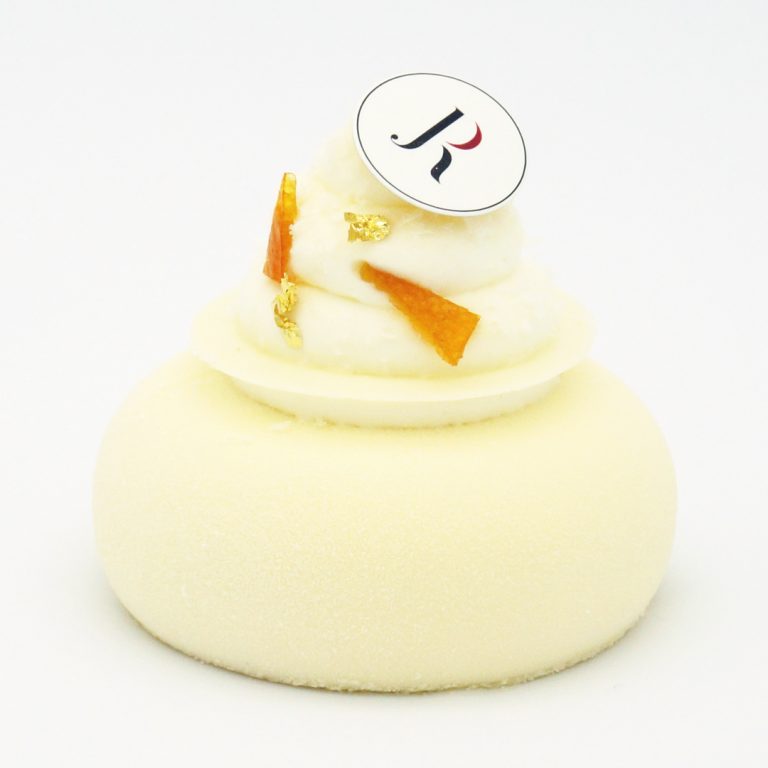 Mousse Chocolat Blanc et Saké par Joël Robuchon et Dassai