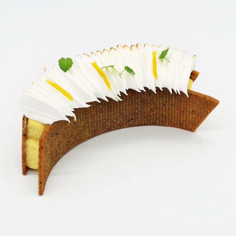 Tarte au Citron Shiso par Léandre Vivier au Burgundy